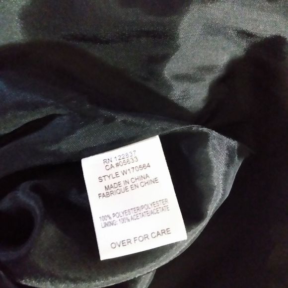 600 West Women's Black Layered Lock Zipper Vest Size XL - Picture 7 of 8